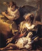 Giovanni Battista Tiepolo, Hagar and Ismael in the Widerness
